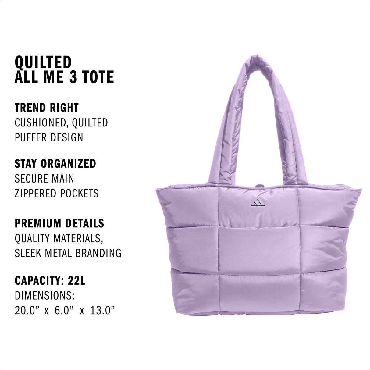 adidas Quilted All Me 3 Tote-2