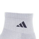 adidas Youth Athletic Cushioned 6-Pack Quarter Sock-3
