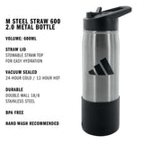 adidas M Steel Straw 600 2.0 Metal Bottle-2