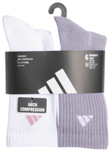 adidas Women's Athletic Cushioned 6-Pack Crew Sock-5