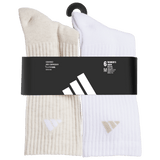 adidas Women's Athletic Cushioned 6-Pack Crew Sock-6