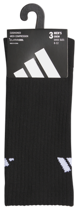 adidas Men's Cushioned 4.0 3-Pack Crew Sock-5
