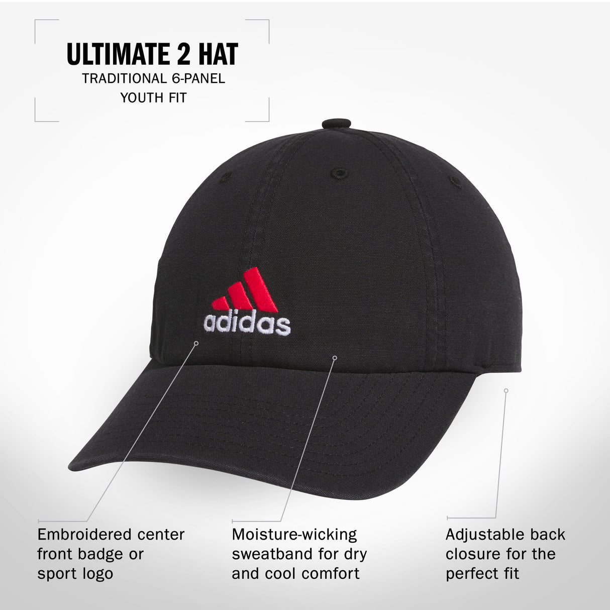 adidas Youth Ultimate 2 Hat-2
