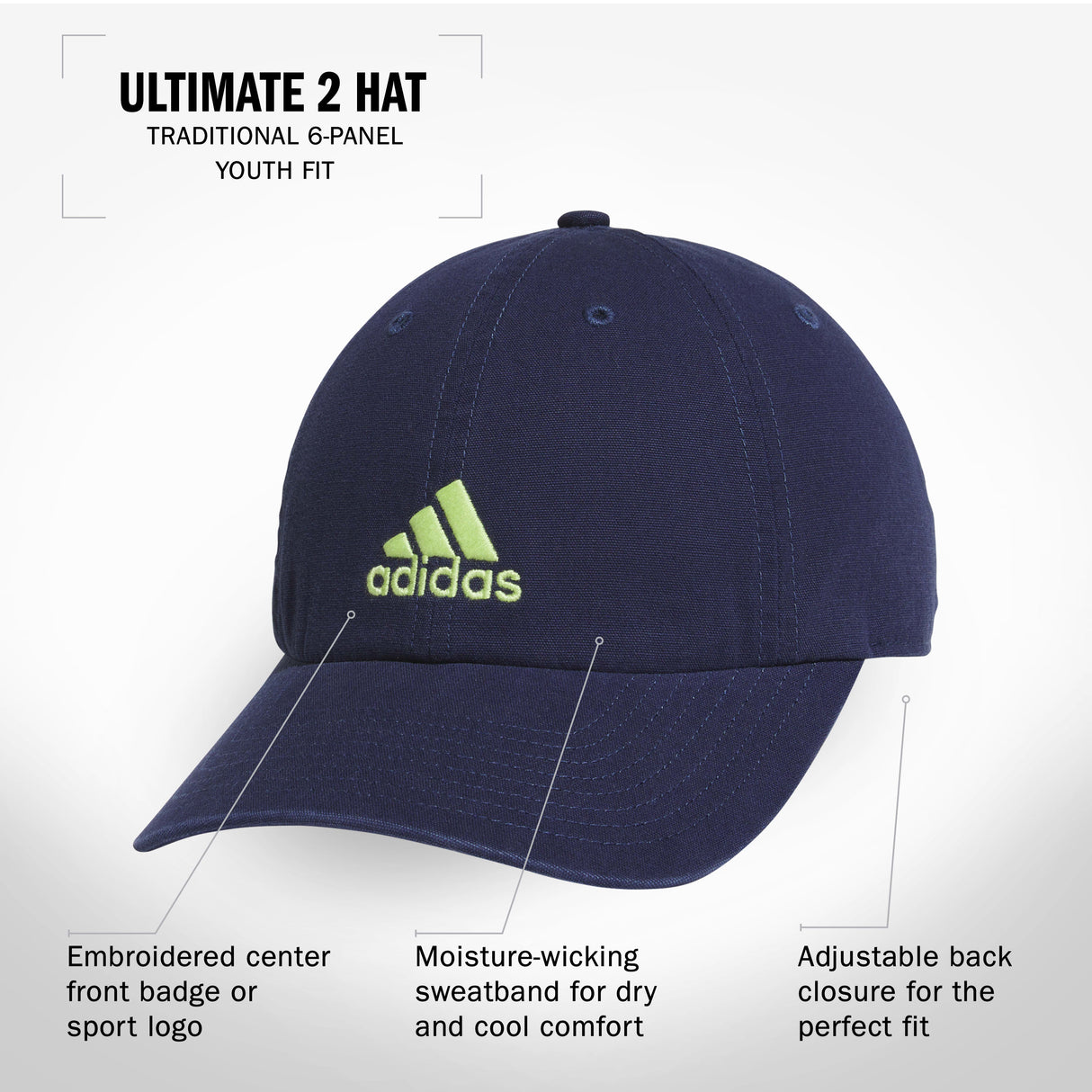 adidas Youth Ultimate 2 Hat-2