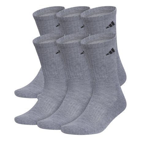 adidas Men's Classic Cushioned 6-Pack Crew Sock-1