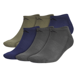 adidas Men's Athletic Cushioned 6-Pack No Show Sock-1