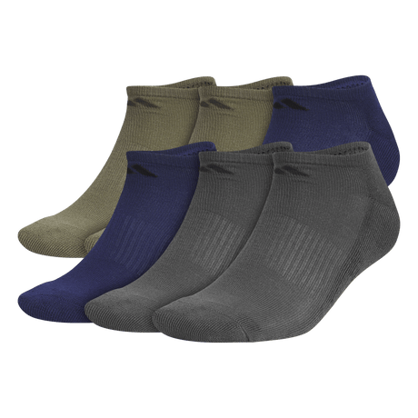 adidas Men's Athletic Cushioned 6-Pack No Show Sock-1