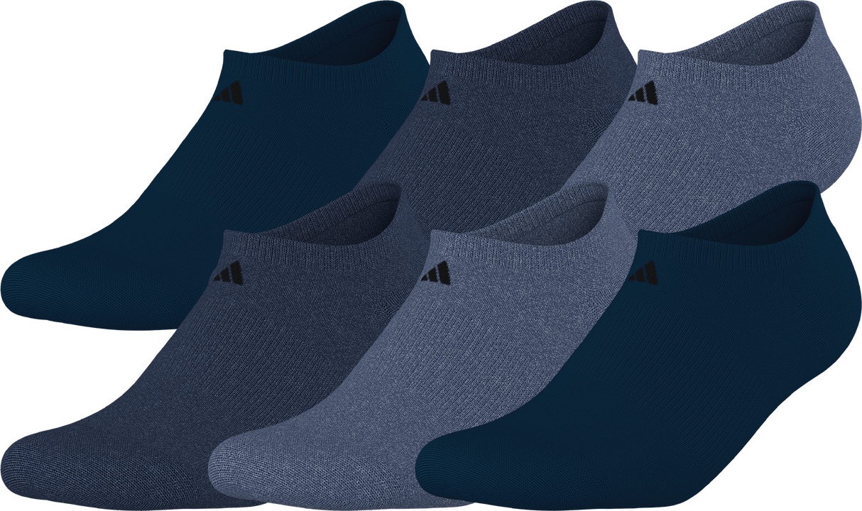 adidas Men's Athletic Cushioned 6-Pack No Show Sock-1