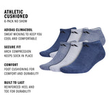 adidas Men's Athletic Cushioned 6-Pack No Show Sock-2