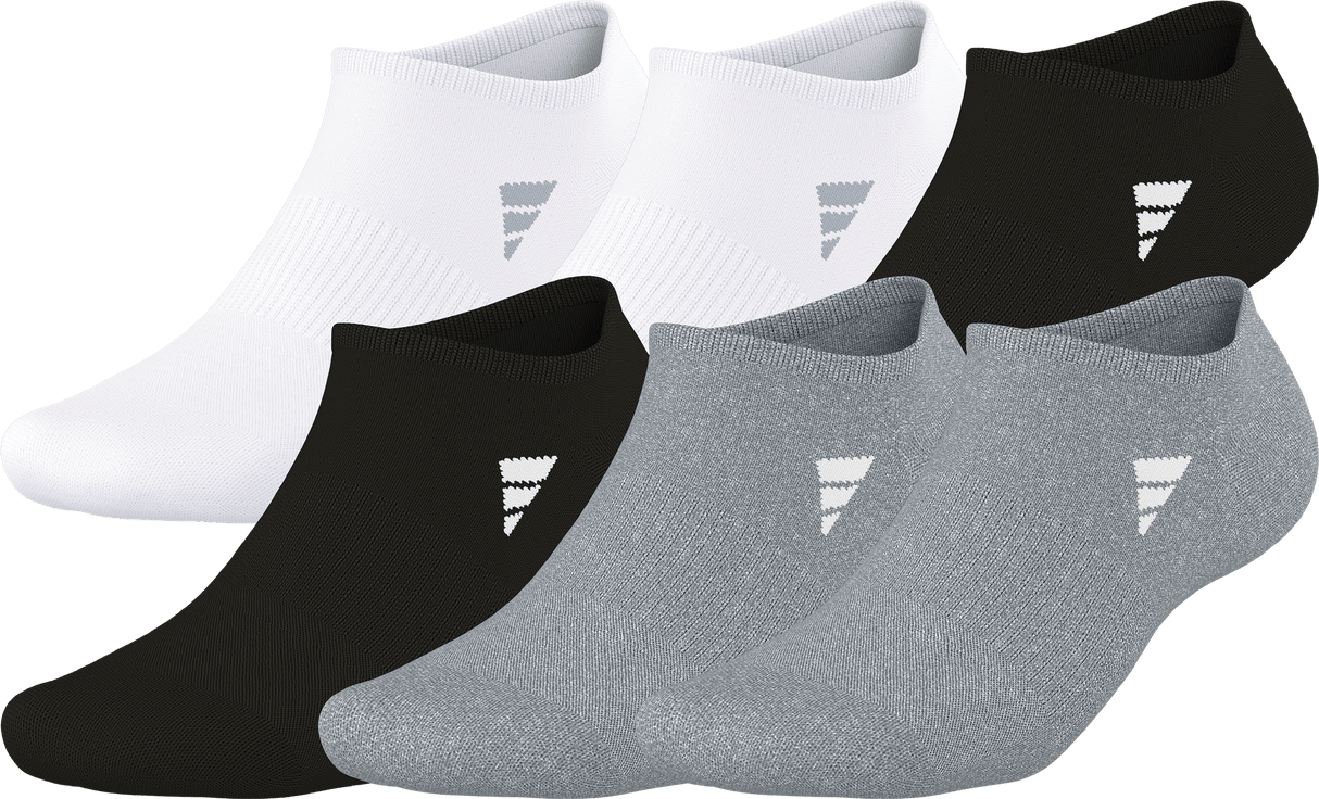 adidas Men's Athletic Cushioned 6-Pack No Show Sock-1