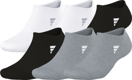 adidas Men's Athletic Cushioned 6-Pack No Show Sock-1