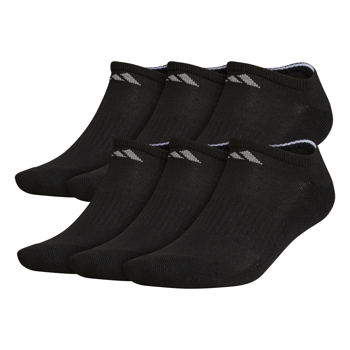 adidas Men's Athletic Cushioned 6-Pack No Show Sock-1