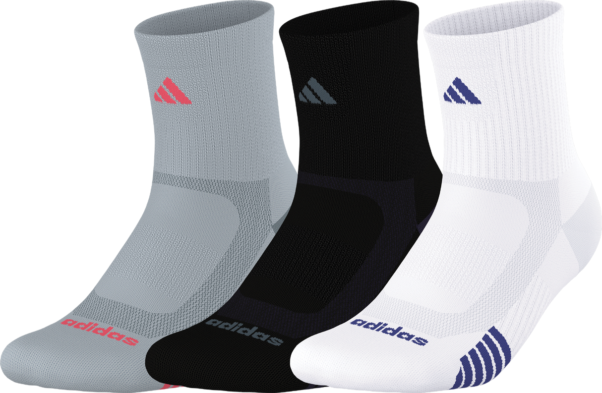 adidas Men's Tech 3-Pack High Quarter Sock-1