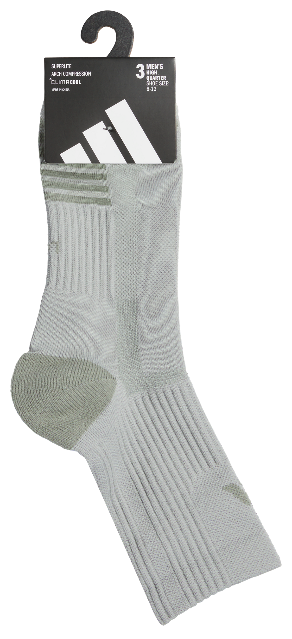 adidas Men's Tech 3-Pack High Quarter Sock-6