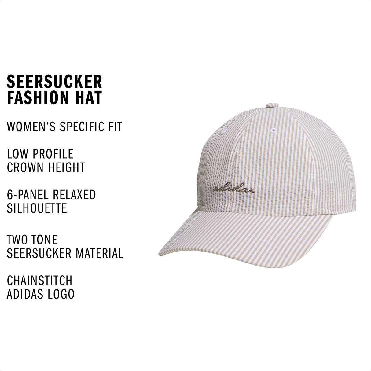 adidas Women's Seersucker Fashion Hat-3