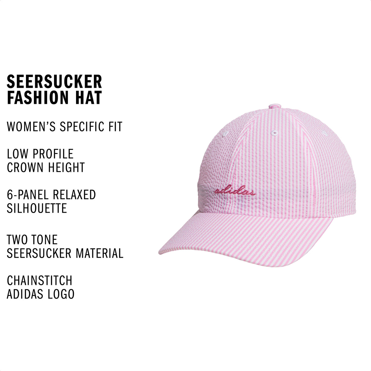 adidas Women's Seersucker Fashion Hat-3
