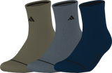 adidas Men's Cushioned Sport 4.0 3-Pack High Quarter Sock-1