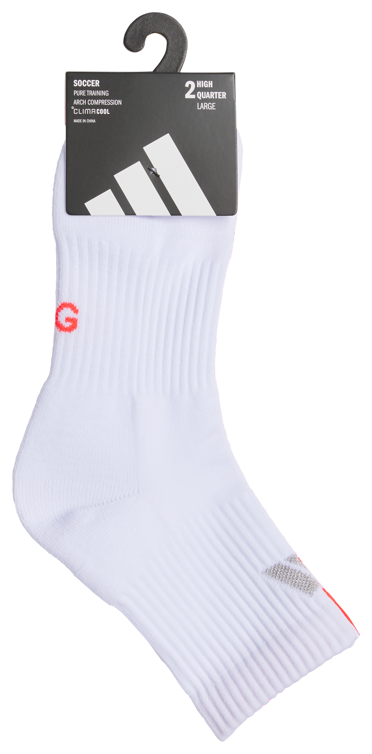 adidas Pure Training 2-Pack High Quarter Sock-7