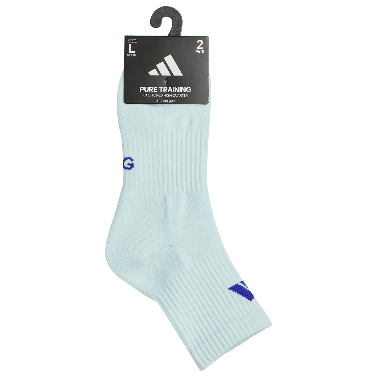 adidas Pure Training 2-Pack High Quarter Sock-7