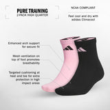 adidas Pure Training 2-Pack High Quarter Sock-2