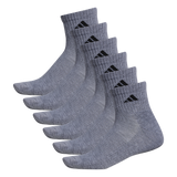 adidas Men's Athletic Cushioned 6-Pack Quarter Sock-6