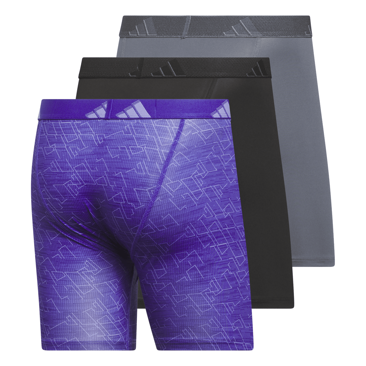 adidas Men's Microfiber 3-Pack Boxer Brief-5