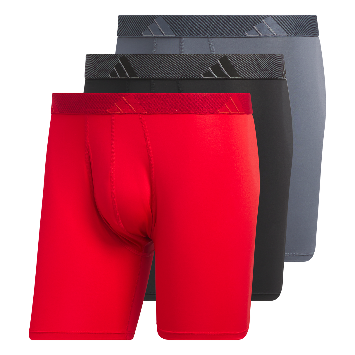 adidas Men's Microfiber 3-Pack Boxer Brief-2