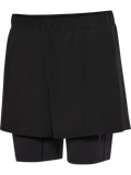 hummel Women's HIIT Intensity 2 In 1 Shorts-1