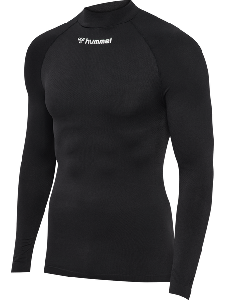hummel Men's Baselayer Comfort 2.0 Mockneck Tee Long Sleeve-1