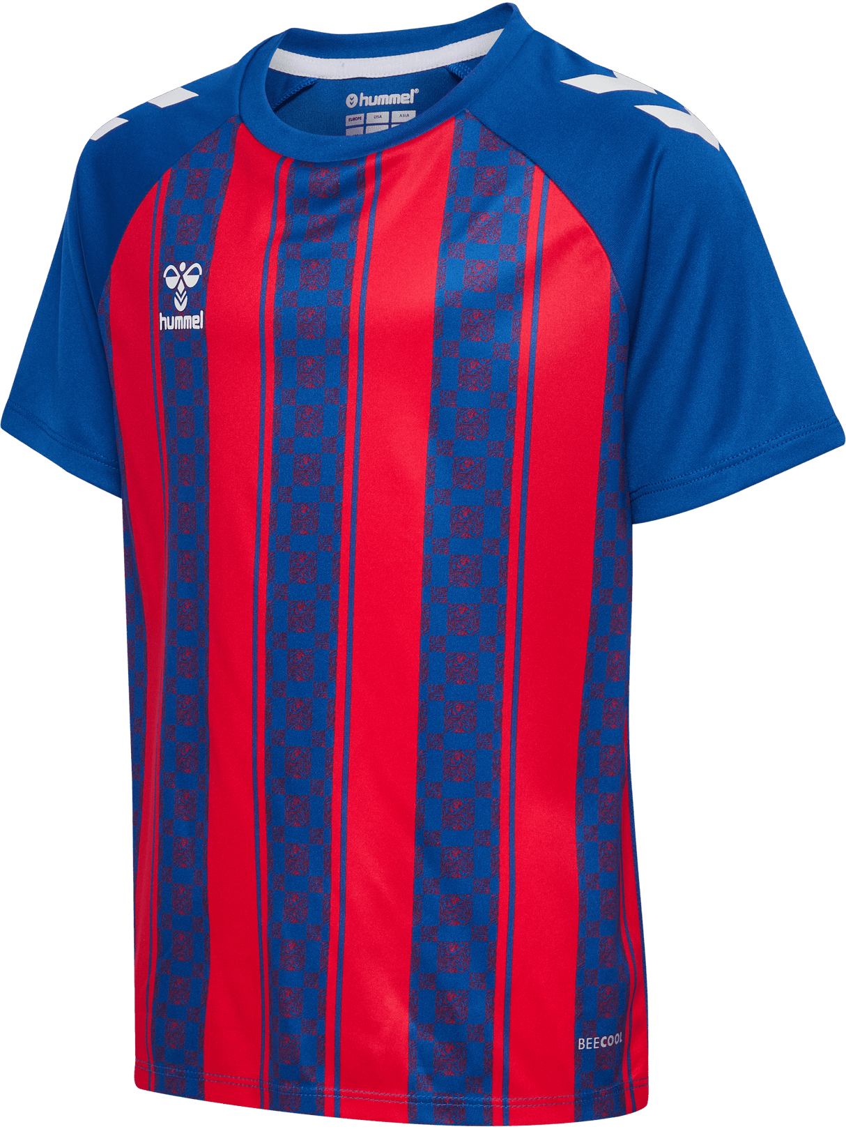 hummel Youth Match Striped Short Sleeve Jersey-1