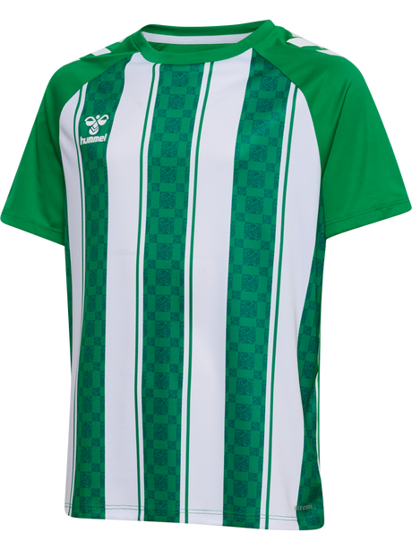 hummel Youth Match Striped Short Sleeve Jersey-1