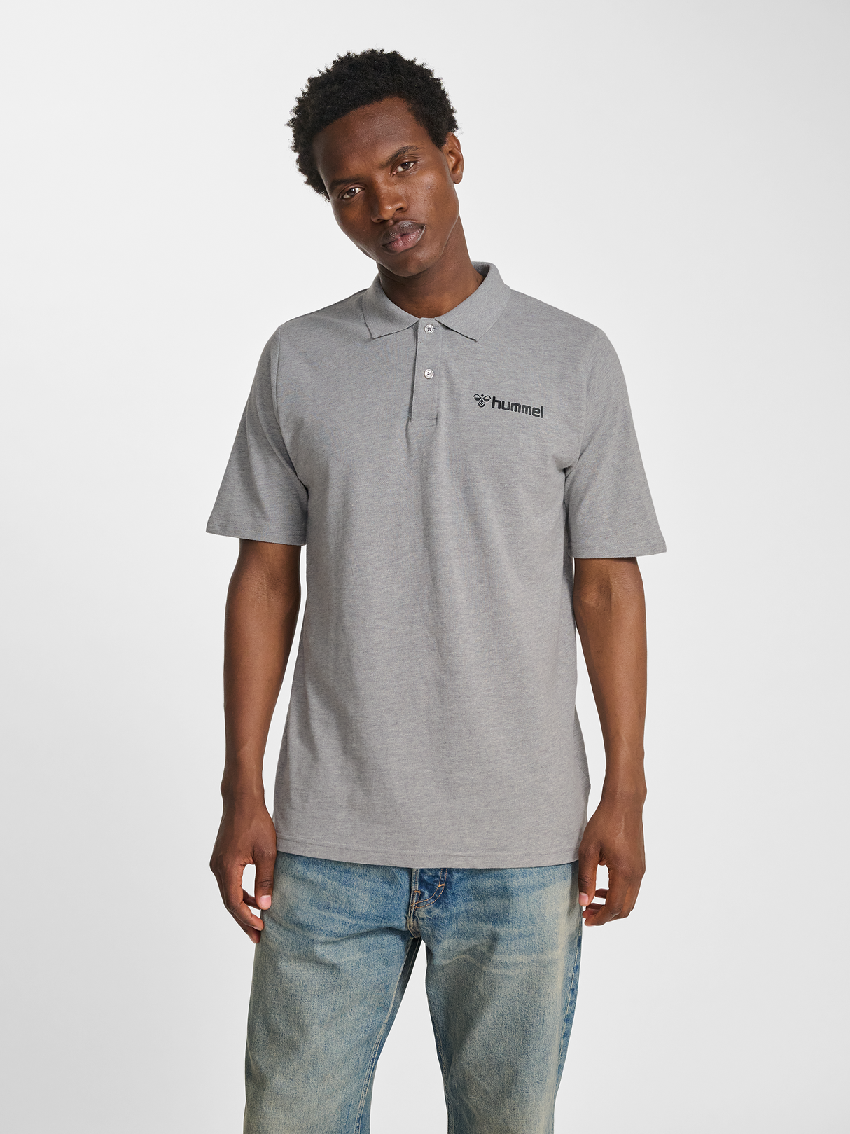 hummel Men's Mover Cotton Polo-5