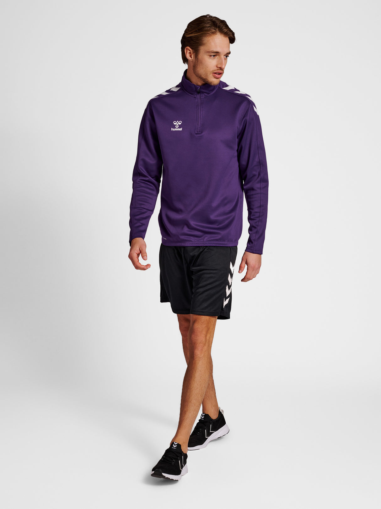 hummel Unisex Core XK Half Zip Poly Sweatshirt-6
