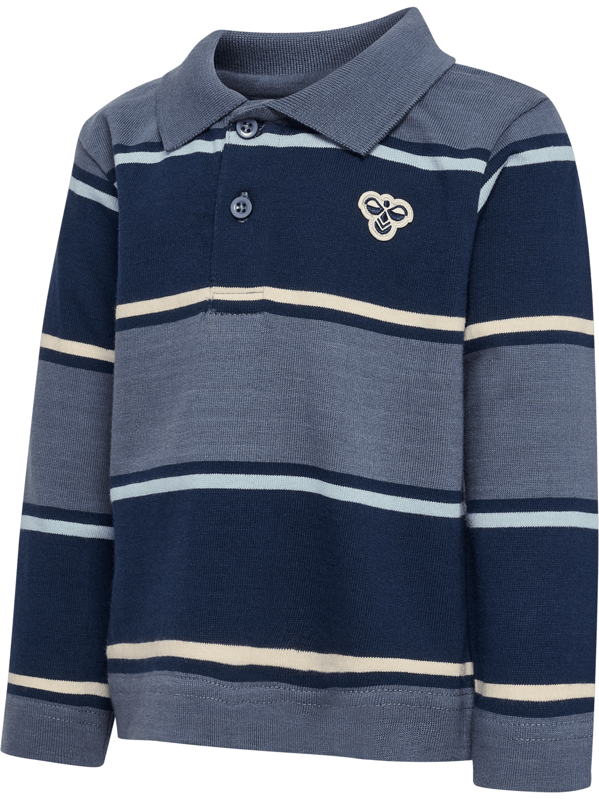 hummel Youth Mini Loose Stripe Polo Shirt-1