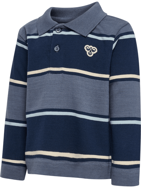 hummel Youth Mini Loose Stripe Polo Shirt-1