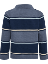 hummel Youth Mini Loose Stripe Polo Shirt-2