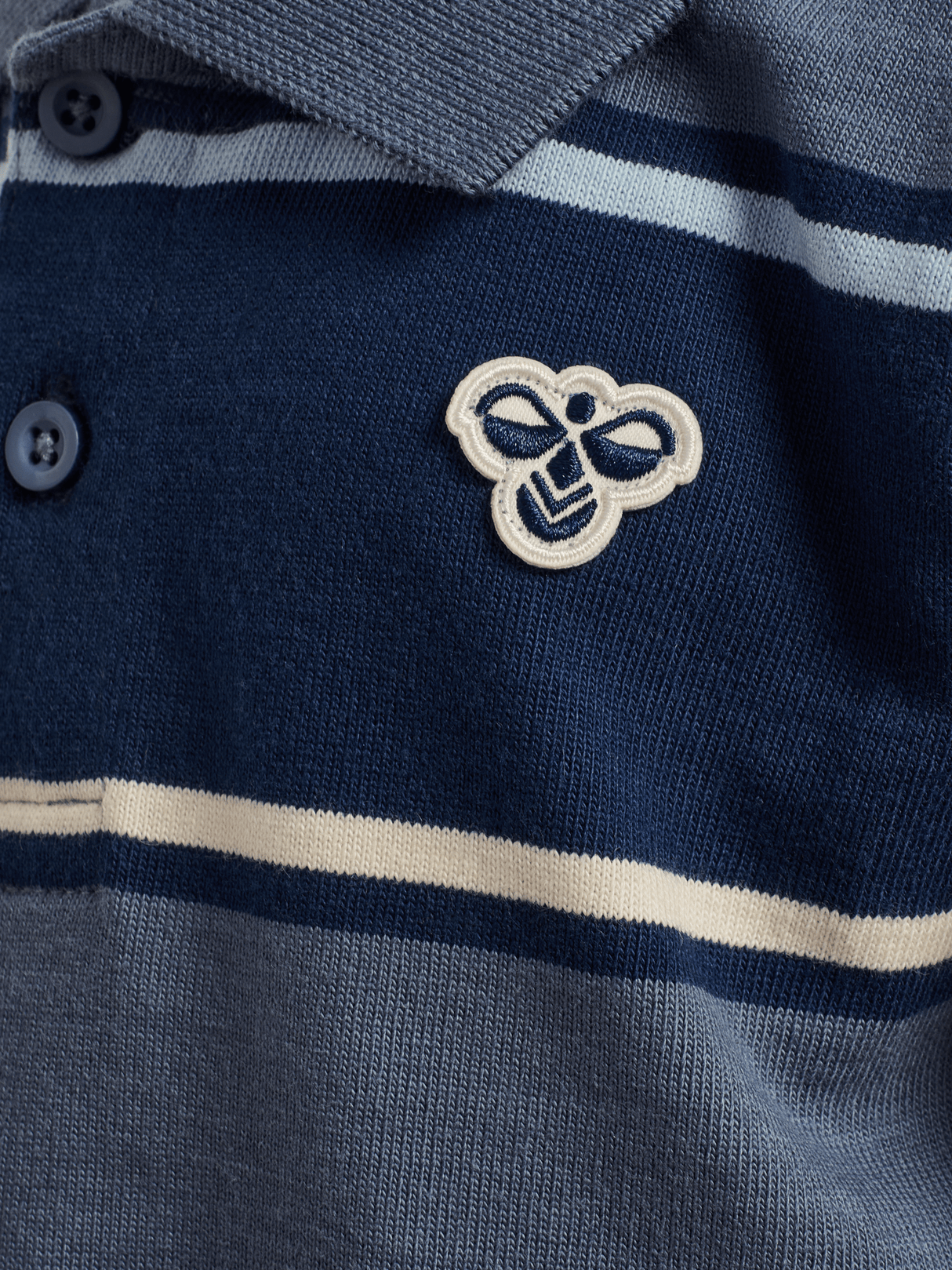hummel Youth Mini Loose Stripe Polo Shirt-3