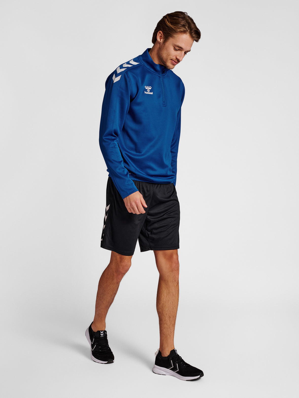 hummel Unisex Core XK Half Zip Poly Sweatshirt-6