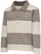 hummel Youth Mini Loose Stripe Polo Shirt-1