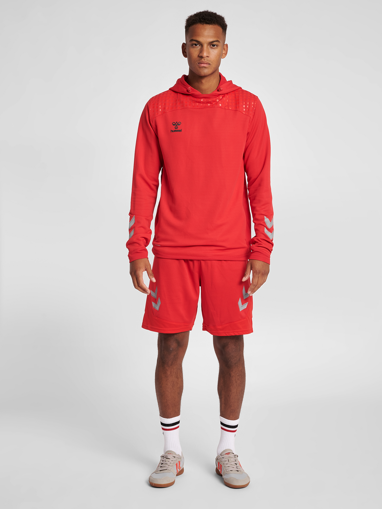 hummel Men's Lead Poly Hoodie-5