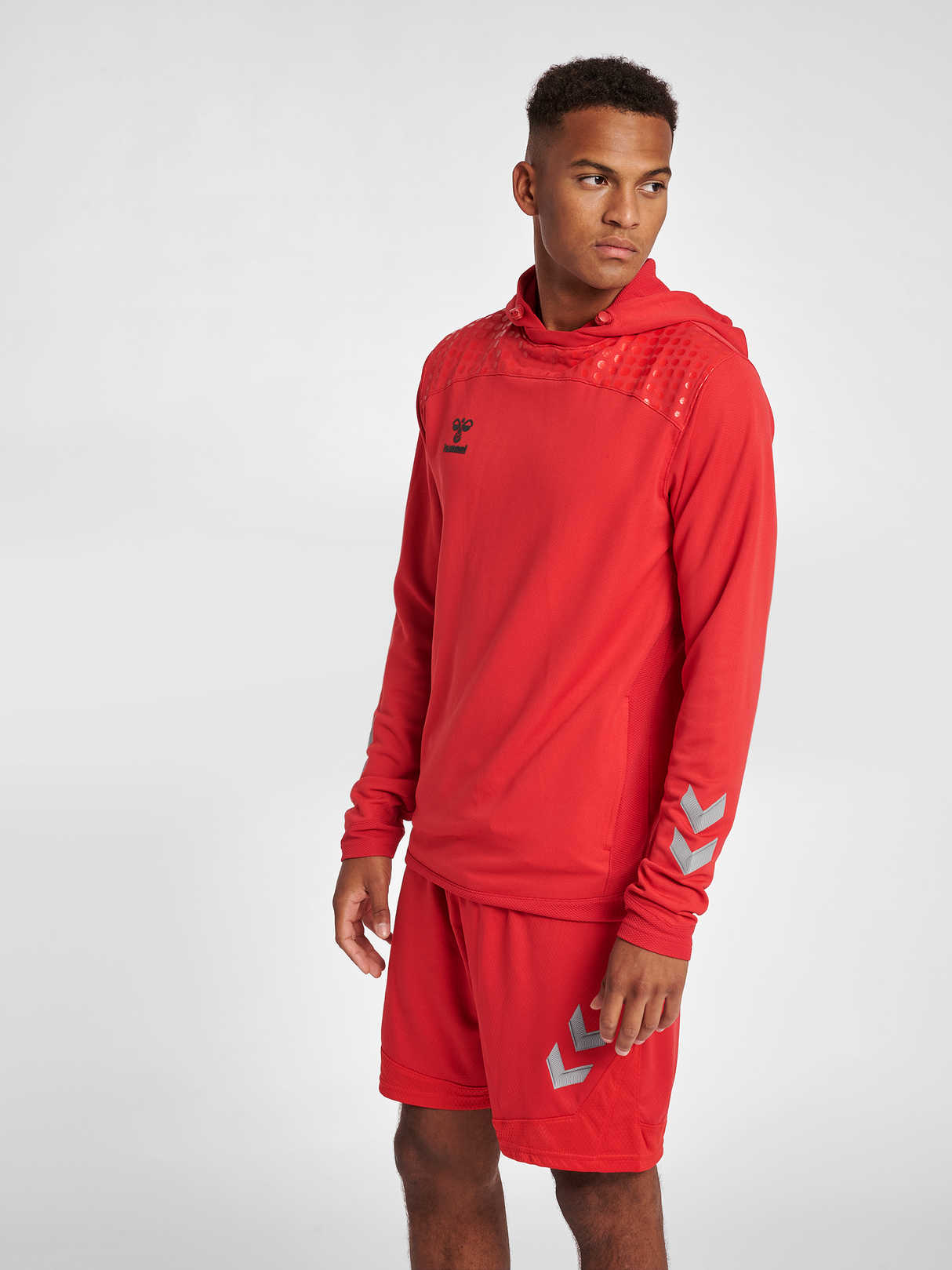 hummel Men's Lead Poly Hoodie-6