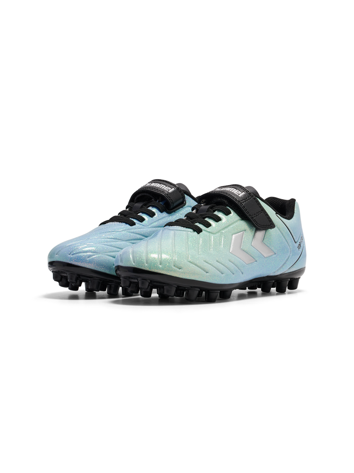 hummel Youth Top Star Mid Ground Velcro 2.0 Cleats-2