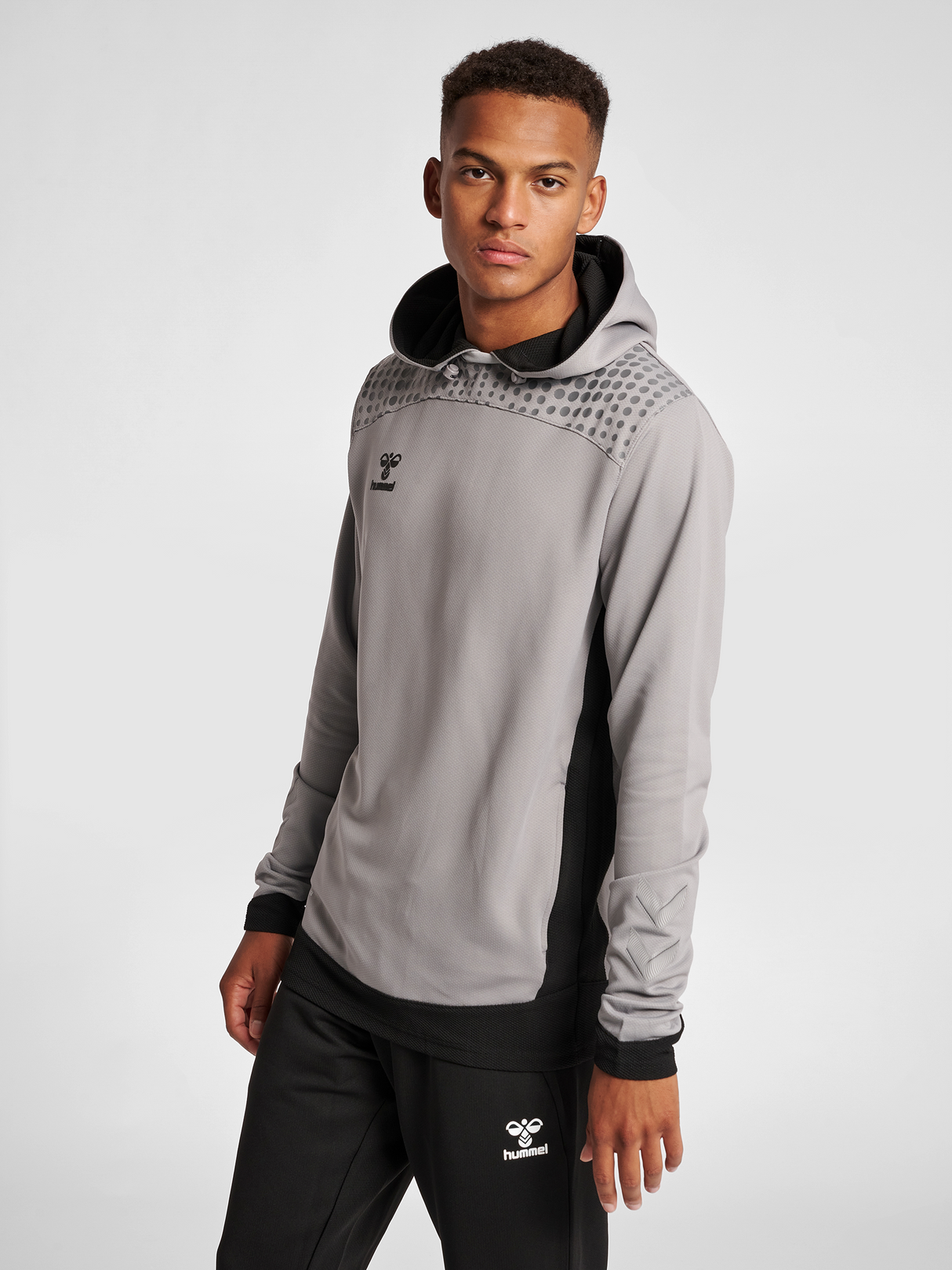hummel Men's Lead Poly Hoodie-5