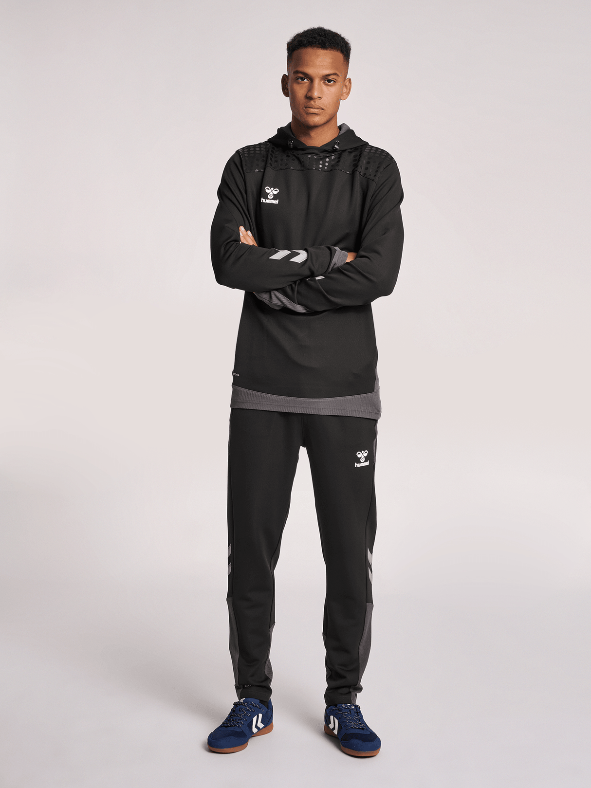 hummel Men's Lead Poly Hoodie-4