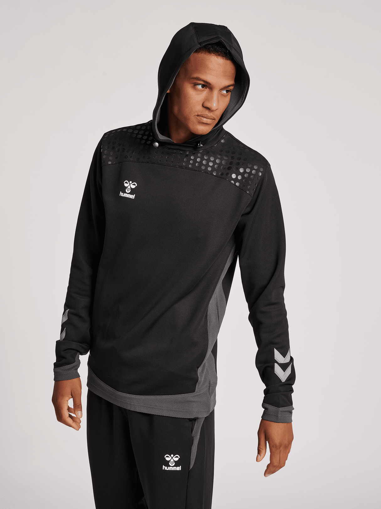 hummel Men's Lead Poly Hoodie-5
