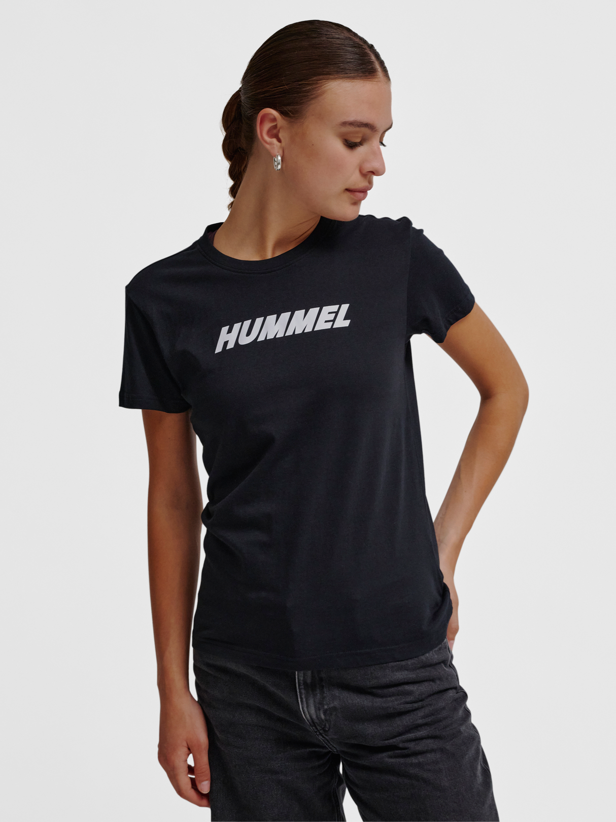hummel Women's Elemental Logo Cotton Tee-5