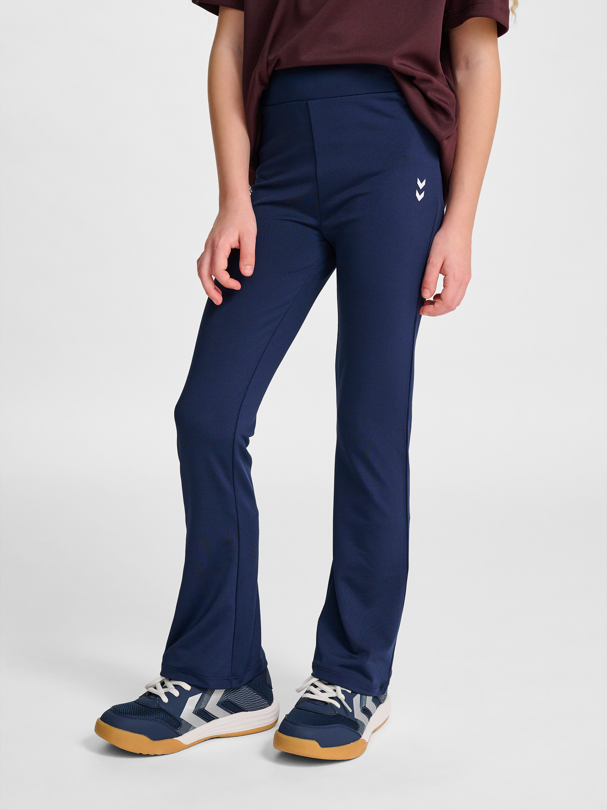 hummel Youth High Waist Flared Tights-5