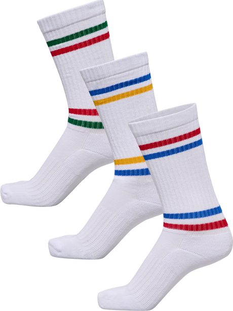 hummel Unisex 3-Pack Socks Chevron High Retro-1