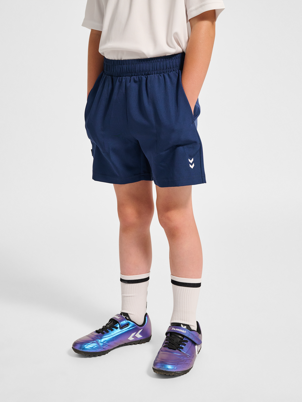 hummel Youth Pulse Workout Shorts-4