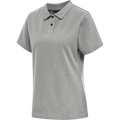 hummel Women's Red Stretch Polo-1